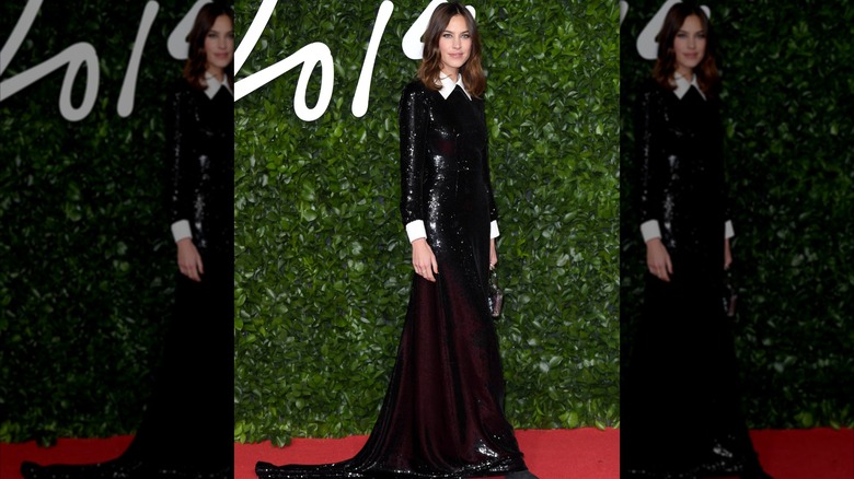 Alexa Chung at the 2019 Fashion Awards