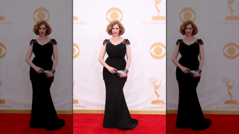 Christina Hendricks at the 2013 Emmy Awards