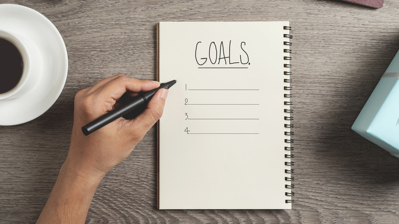 A list of goals