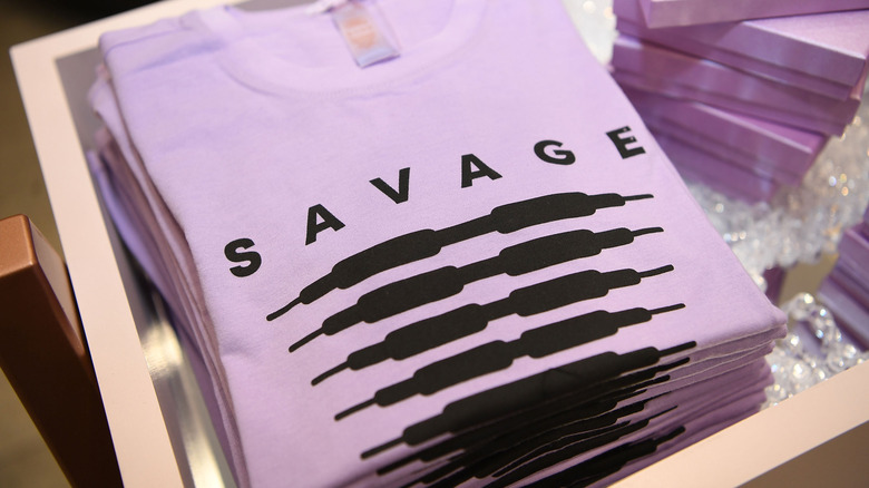 Savage X Fenty purple t-shirt