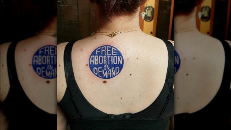 Free abortion on demand tattoo