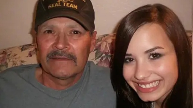 Demi Lovato and their dad
