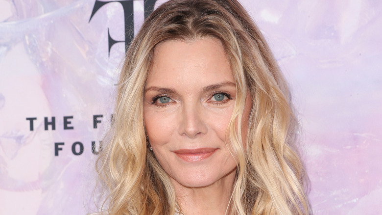 Michelle Pfeiffer on a red carpet