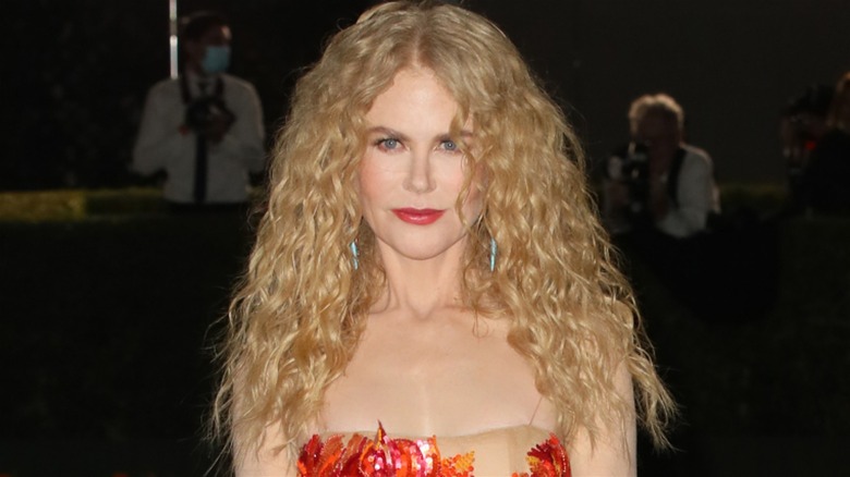 Nicole Kidman wearing natural curls