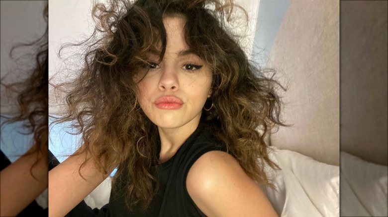 Selena Gomez's natural hair