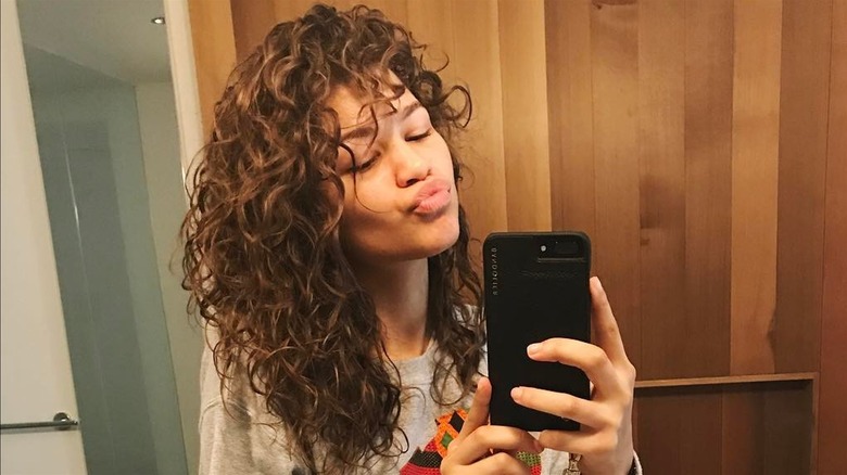 Zendaya's natural hair