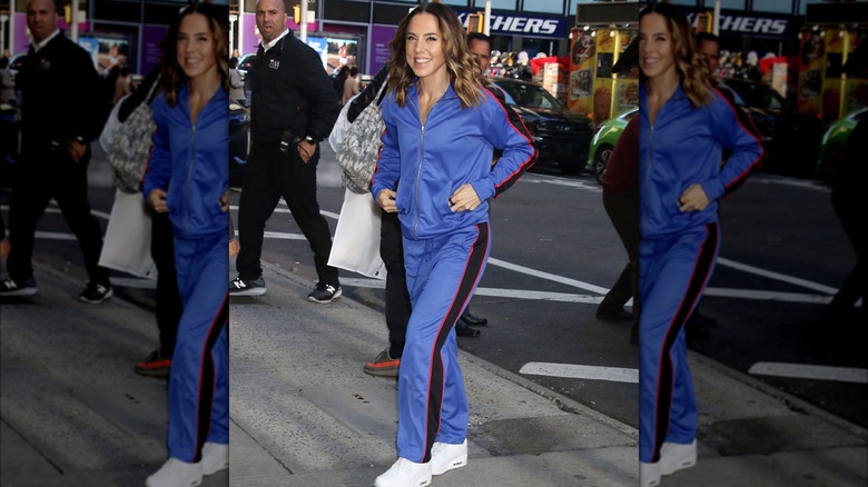 Mel C in a track suit 