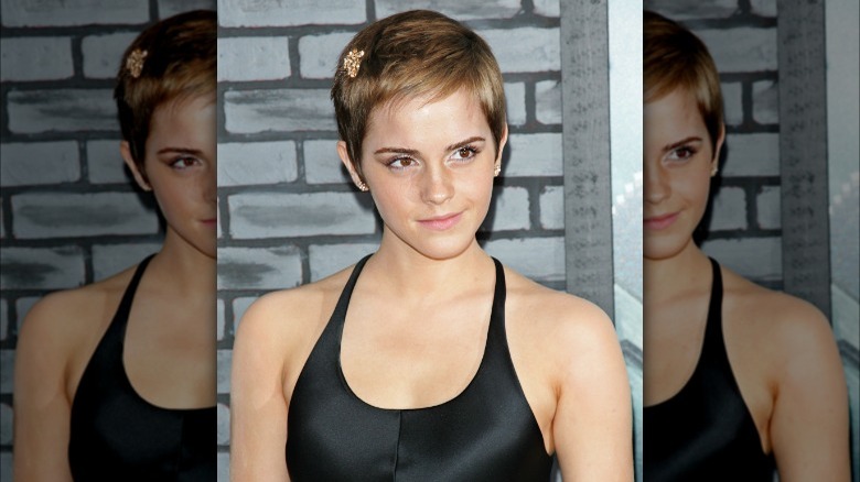 Emma Watson with a pixie cut