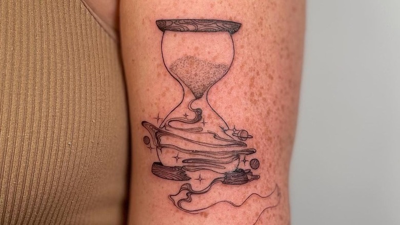 hourglass tattoo