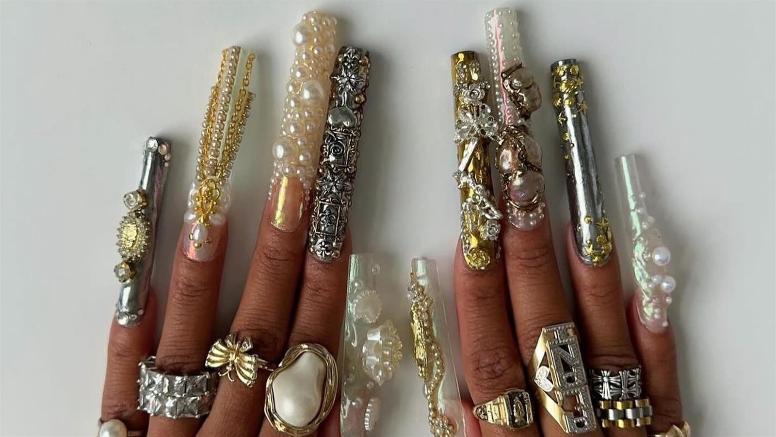 3D Charm Nails Are Trending For 2024 Manicures