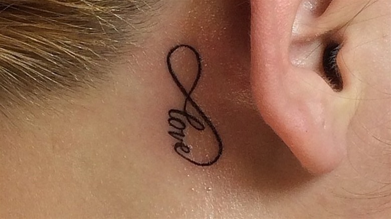 Infinity love symbol tattoo