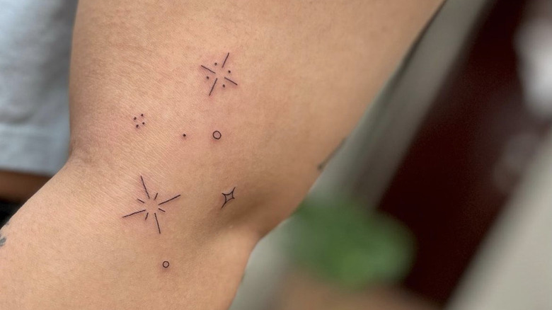 tattoo of constellation on an arm