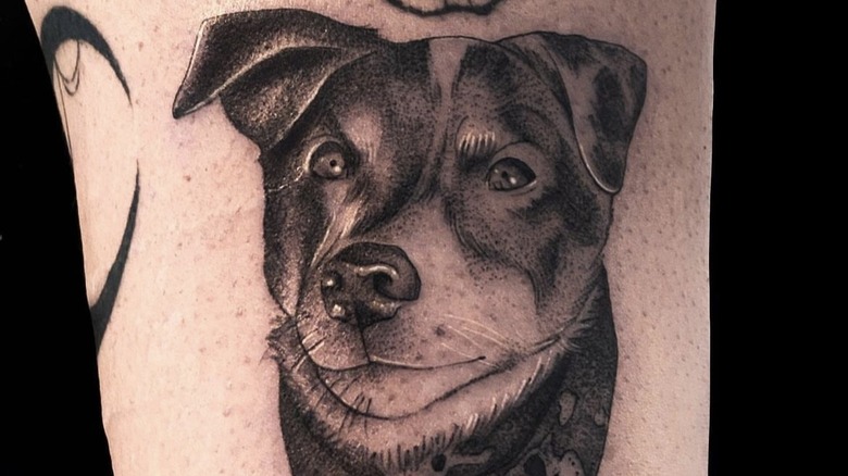 tattoo of a dog