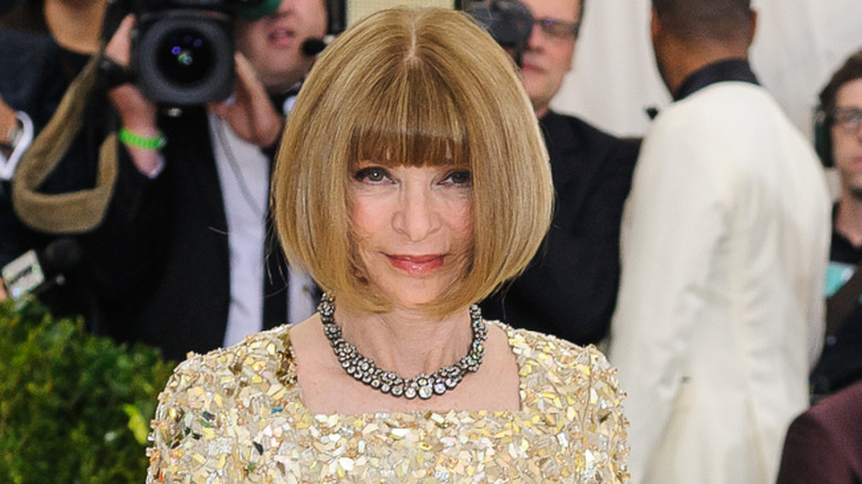 Anna Wintour at the Met Gala in 2017.