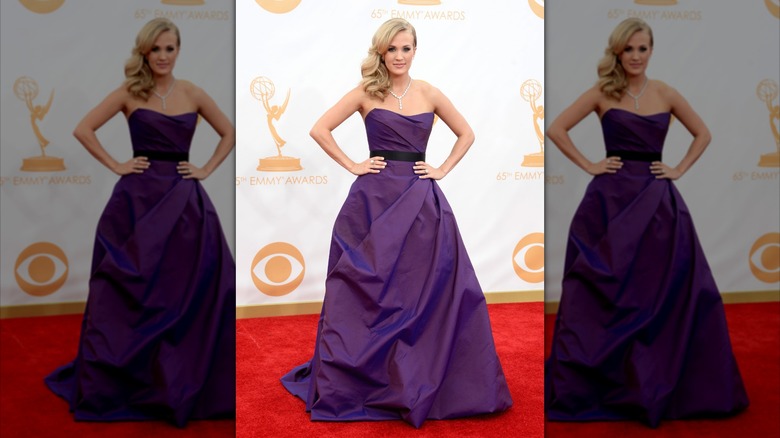 Carrie Underwood on the Emmys red carpet