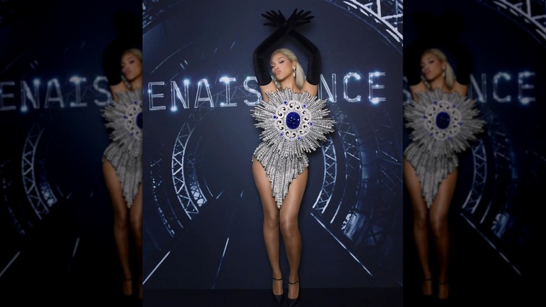 Beyoncé at the London premiere of the Renaissance tour film