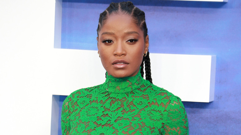 Keke Palmer posing at an event