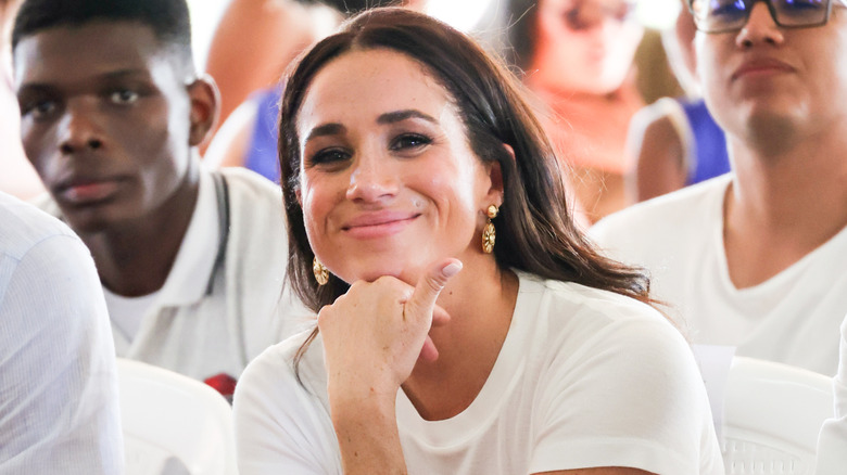 Megan Markle smiling