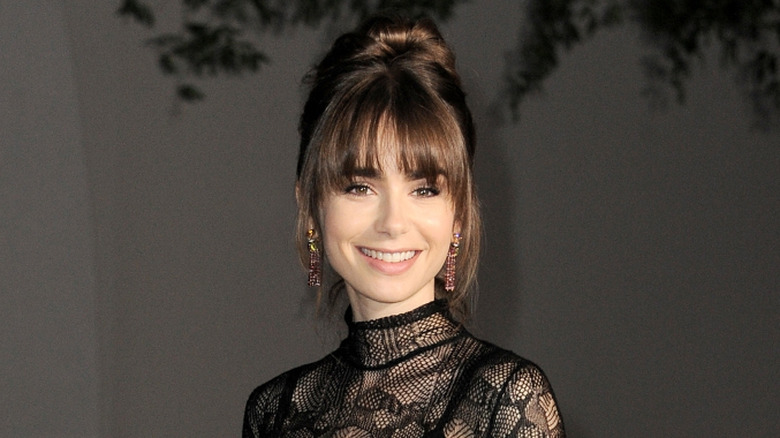 Lily Collins at 2nd Annual Academy Museum Gala in 2022