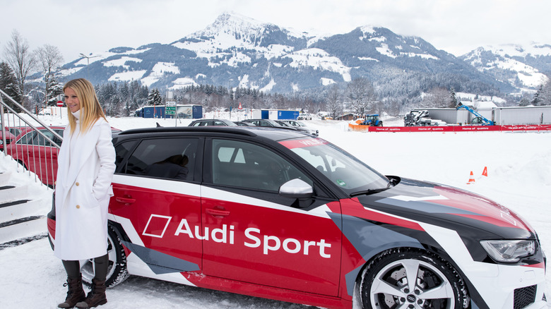 Gwyneth Paltrow at the 2016 Audi Hahnekhamn race weekend in Austria