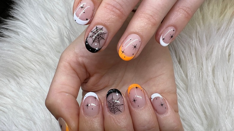 Halloween-inspired nails