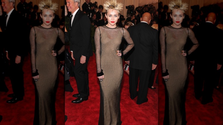 miley cyrus at the 2013 met gala