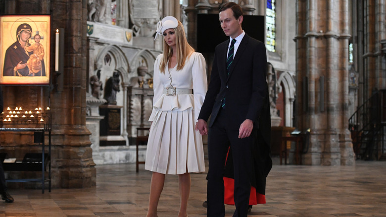 Ivanka Trump and Jared Kushner at Westminster Abbey