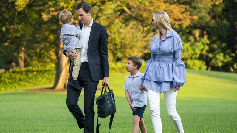 Ivanka Trump and Jared Kushner at an event