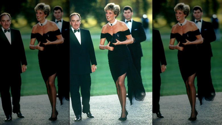 Lady Dior arriving at a gala at the Serpentine Gallery in London