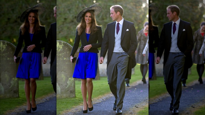 Kate Middleton and Prince William walking