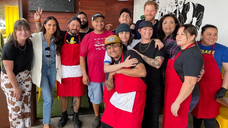 Meghan Markle Harry restaurant staff