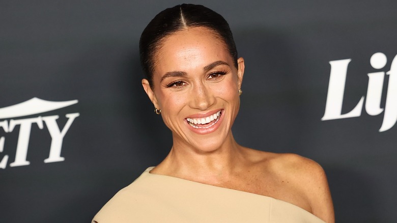 Meghan Markle smiling