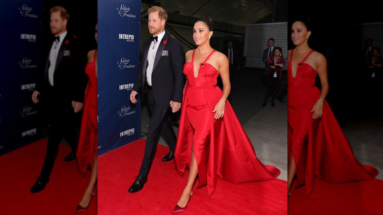 Meghan Markle red gown