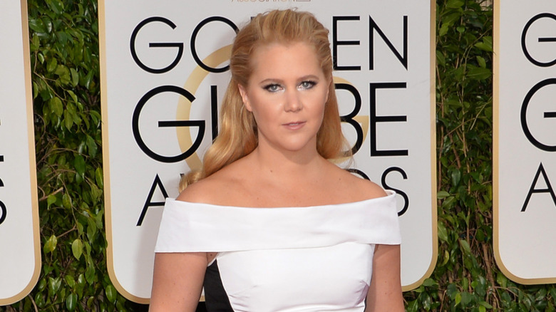 Amy Schumer at the 2016 Golden Globes