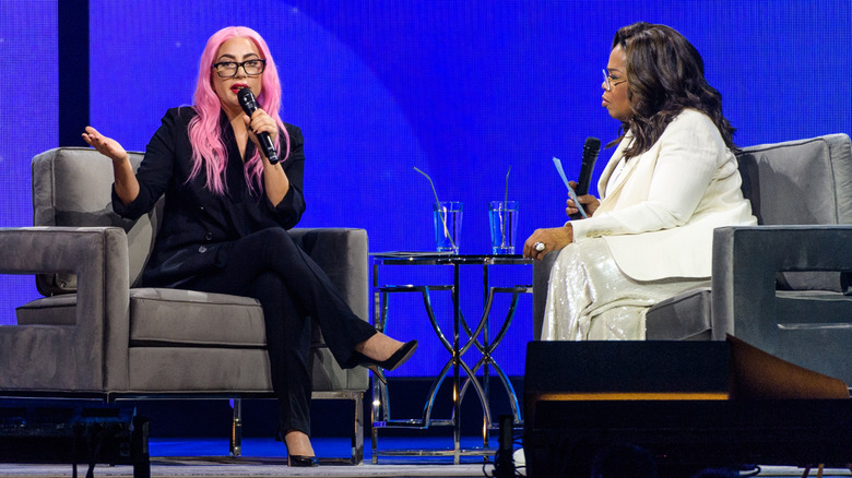 Lady Gaga at Oprah's 2020 Vision Tour