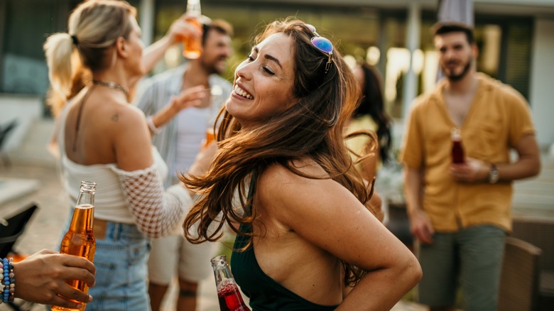 Friends dancing 