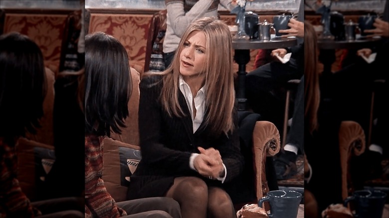 Rachel Green from "Friends" in Central Perk