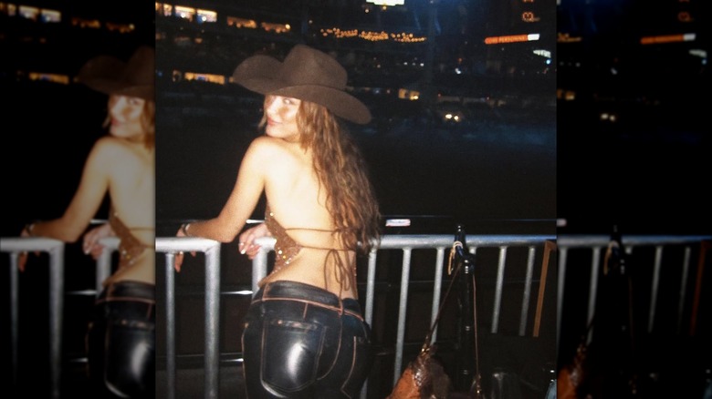 Bella Hadid at the rodeo