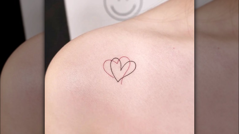 Love heart tattoo