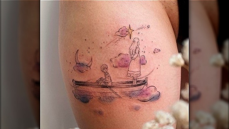 Boat ride tattoo