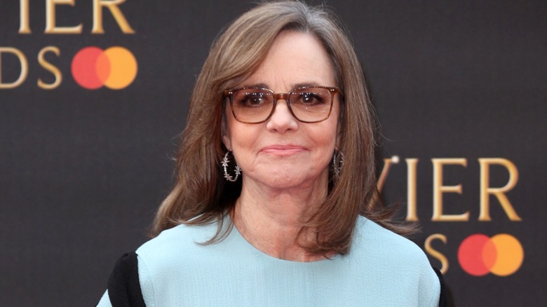 Sally Field smiling on the red carpet