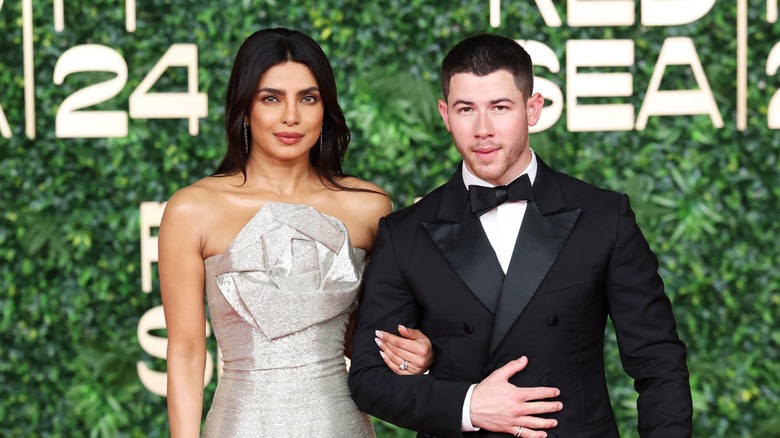 Priyanka Chopra and Nick Jonas on the red carpet