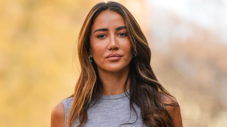 A woman with long, brown hair