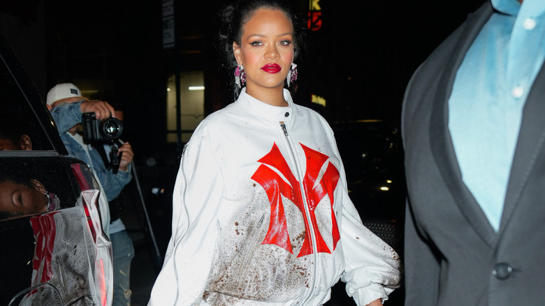 Rihanna at an event