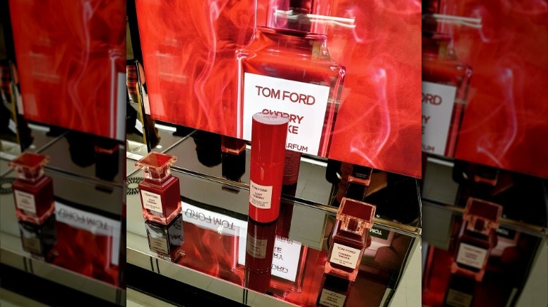 Tom Ford fragrance display