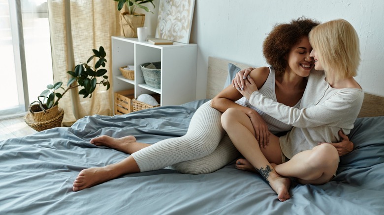 Couple in bed