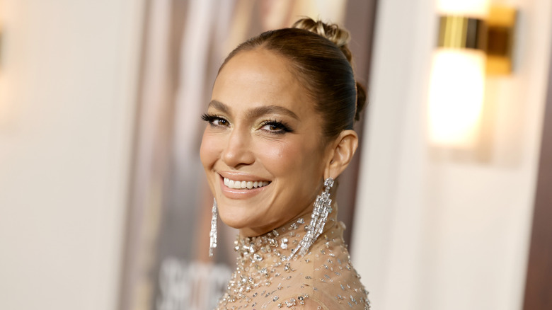 Jennifer Lopez on the red carpet