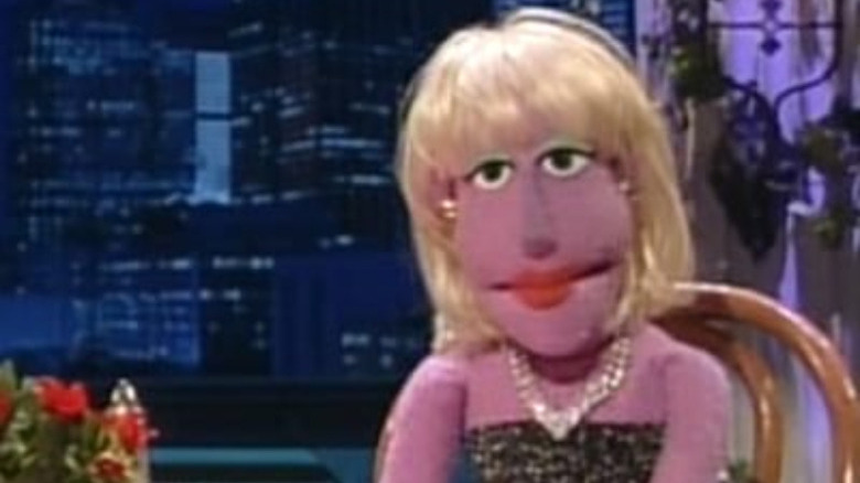 blonde haired muppet