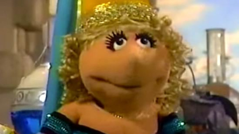 muppet with golden hair
