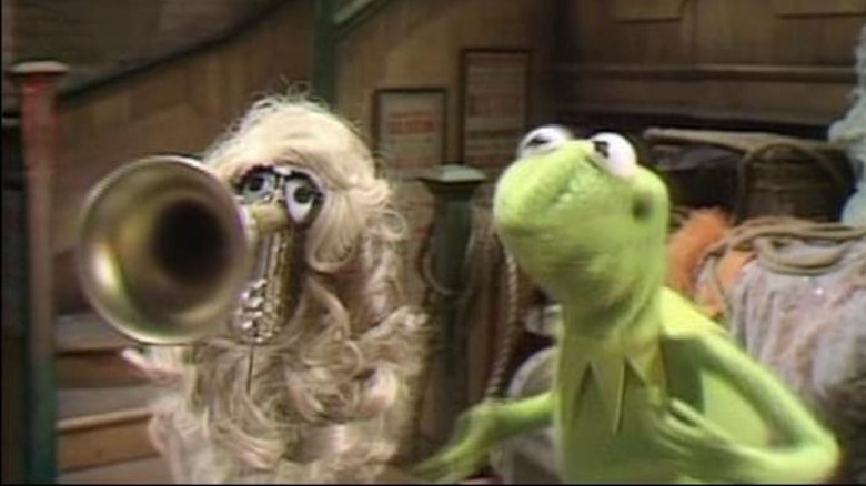 trumpet muppet and kermit